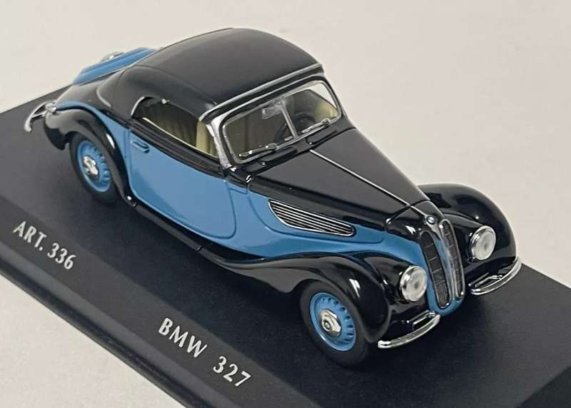 BMW 327 1941 Detail Cars Blue & Black 1-43 Boxed