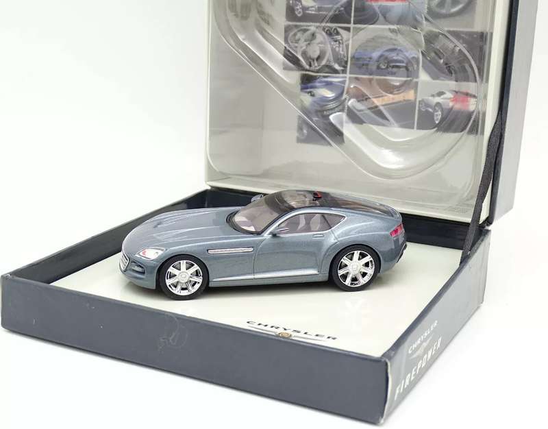 Chrysler Firepower 2005 Concept Car NOREV Met.Blue 1-43 Boxed