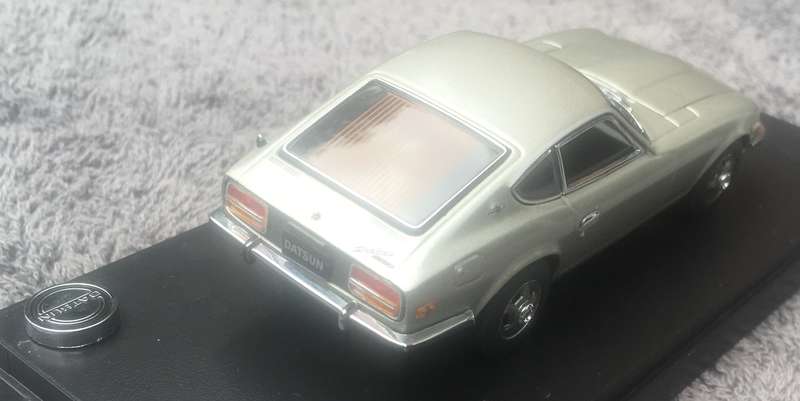 Datsun 240Z Kyosho Musem Silver 1-43 Boxed