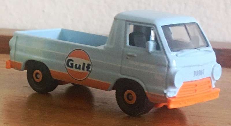 Dodge A100 Pick-up Gulf Matchbox 2019 Blue 1.64 Lose