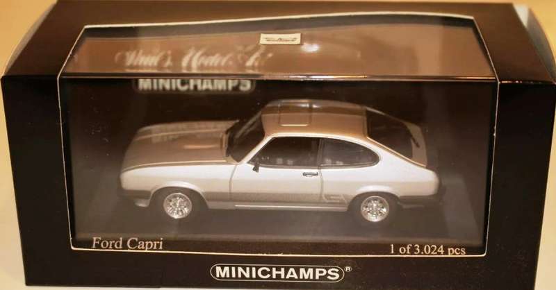 Ford Capri 1979 MiniChamps 1-43 Silver Boxed