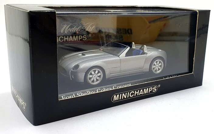Ford Shelby Cobra Concept MiniChamps 1-43 Gray Metalic Boxed