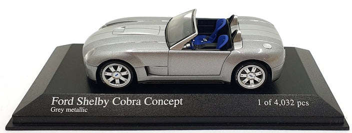Ford Shelby Cobra Concept MiniChamps 1-43 Gray Metalic Boxed