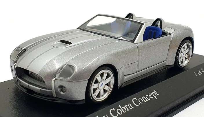 Ford Shelby Cobra Concept MiniChamps 1-43 Gray Metalic Boxed