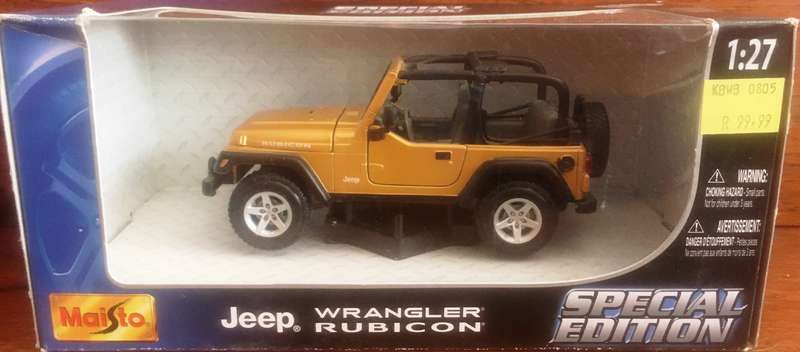 Jeep Wrangler Rubicon Maisto (1-27) Copper Boxed