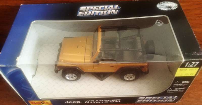Jeep Wrangler Rubicon Maisto (1-27) Copper Boxed