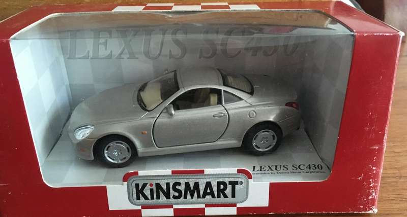 Lexus SC430 Kinsmart Silver 1-32 Boxed