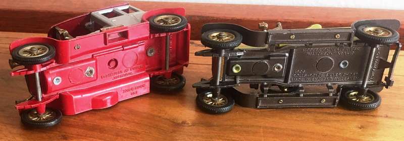 Lot of 2 Matchbox Yesteryear Models Rols Royce 1-43 No Box