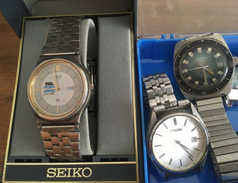Lot of 9 Watches for parts etc