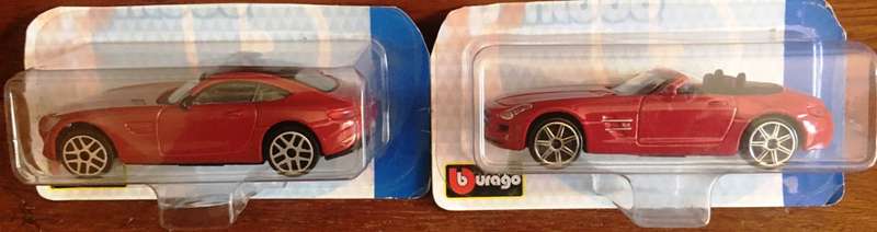 Mercedes Benz AMG x2(Coupe & Cabrio) Bborago Red 1-43