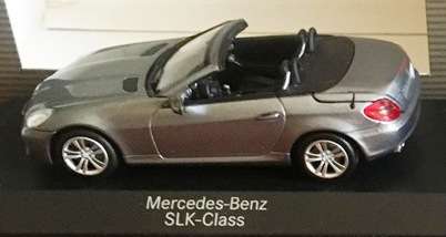 Mercedes Benz SLK 2008 MiniChamps Palladium Silver I-43 Boxed