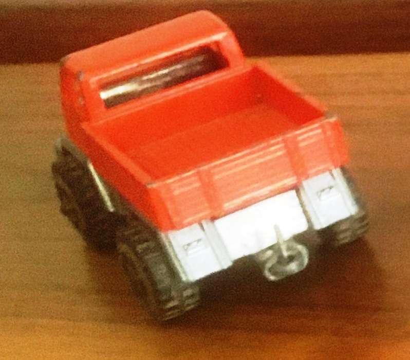 Mercedes Benz Unimog Politoys Orange 1-64 Played Lose