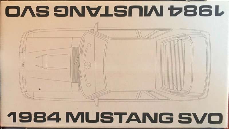 Mustang 1984 SVO GMP Silver 1-18 Rare