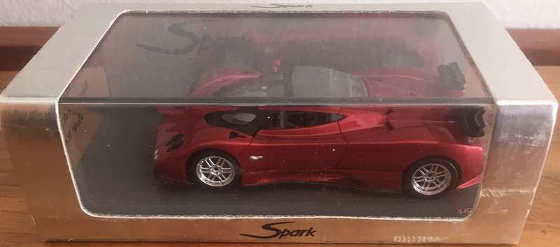 Pagani Zonda Spyder Spark Red 1-43 Boxed