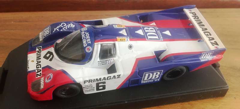 Porche 962C 1990 #6 Le Mans Onyx Model Cars 1-43 Blue.White.Red Boxed