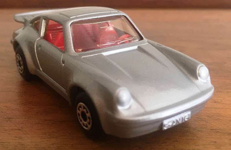 Porche Turbo Silver Matchbox #3 1978 Lose