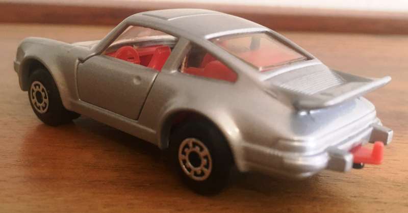 Porche Turbo Silver Matchbox #3 1978 Lose