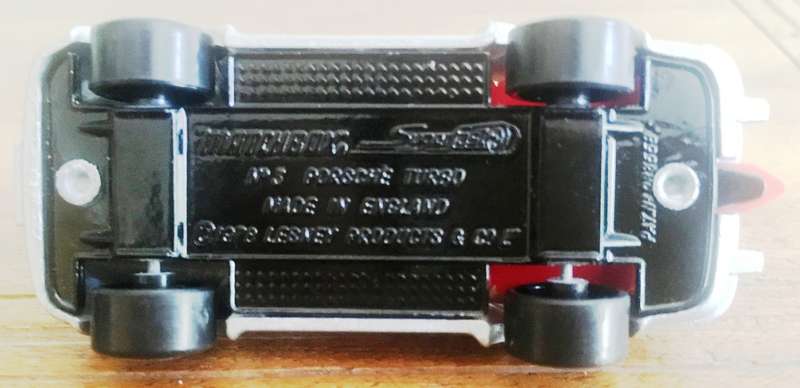 Porche Turbo Silver Matchbox #3 1978 Lose