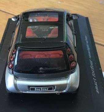 Smart Four 4 Schuco Silver.Black 1-43 Boxed RARE!!!