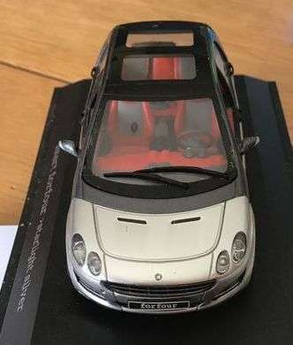 Smart Four 4 Schuco Silver.Black 1-43 Boxed RARE!!!