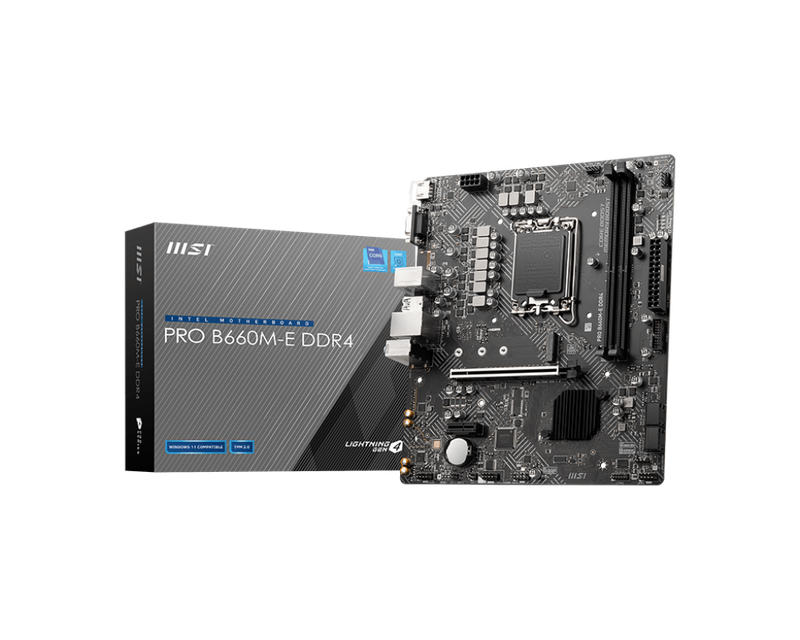 MSI PRO B660M-E DDR4 motherboard