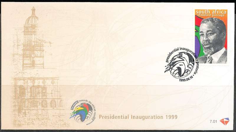 RSA -  1999  -   President Thabo Mbeki   F/D  COVER - FINE  ITEM
