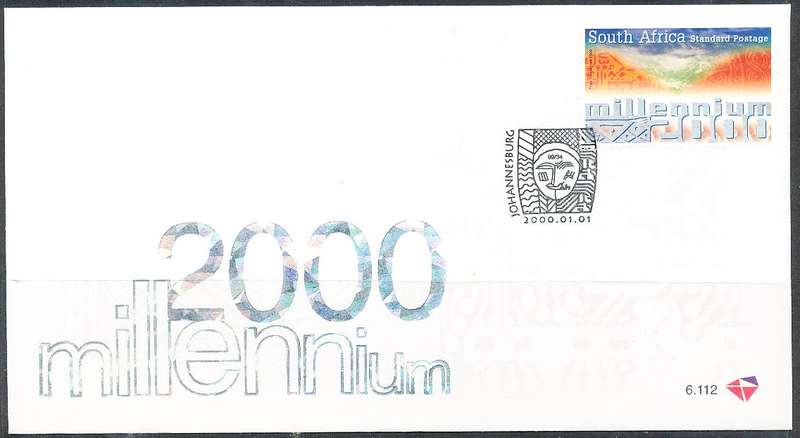RSA -  2000  -     New Millennium    F/D  COVER - FINE  ITEM