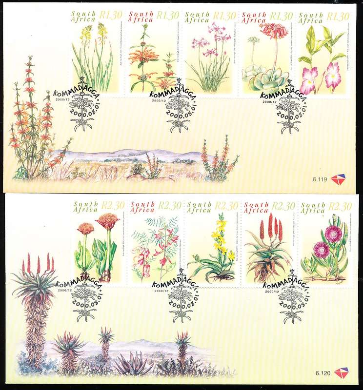 RSA -  2000 -    Medicinal Plants  F/D  COVERS - FINE  ITEMS