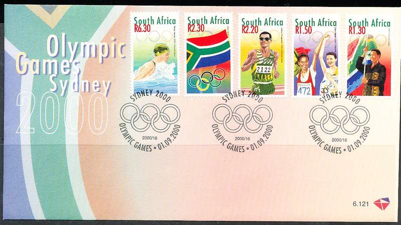 RSA -  2000 -  Olympic Games, Sydney   F/D  COVER - FINE  ITEM
