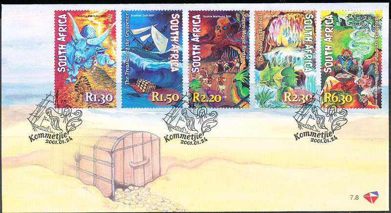 RSA -  2001 -   Myths and Legends   F/D  COVER - FINE  ITEM