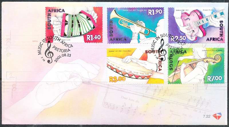 RSA -  2001 -    Musical Instruments   F/D  COVER - FINE  ITEM