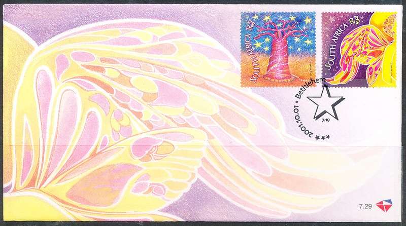 RSA -  2001 -   Christmas   F/D  COVER - FINE  ITEM