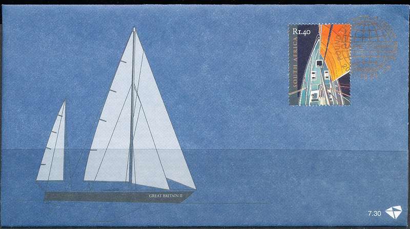 RSA -  2001 -    World Ocean Race   F/D  COVER - FINE  ITEM