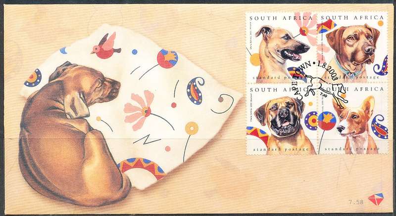 RSA -  2003 -  Dogs     F/D  COVER - FINE  ITEM