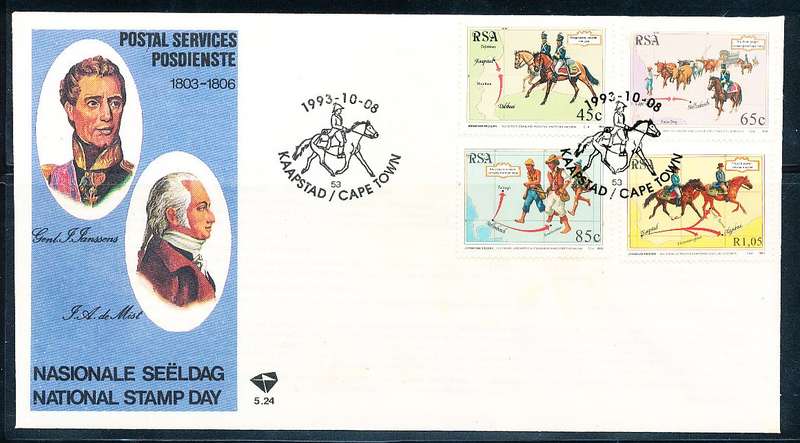 RSA -  1993  -     National Stamp Day   F/D  COVER  - FINE  ITEM