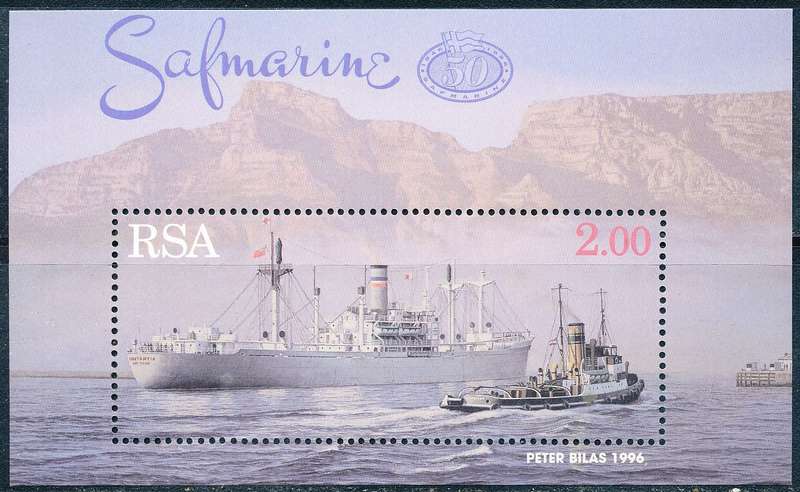 RSA   -  1996  -    South African Merchant Marine  MINI-SHEET  - FINE  MINT