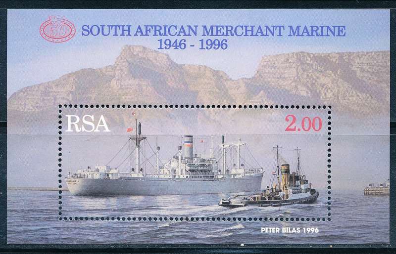 RSA   -  1996  -    South African Merchant Marine  MINI-SHEET  - FINE  MINT