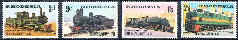 RHODESIA   - 1969  Opening of Beira-Salisbury Railway SET -   FINE MINT