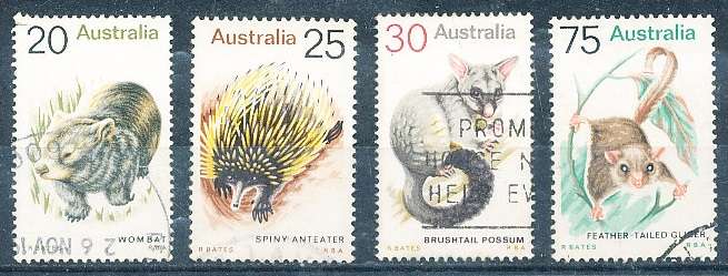 AUSTRALIA  1974 -   Mammals  SET  -   FINE USED