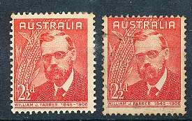 AUSTRALIA  1948 -    William J. Farrer  -    MINT and  USED