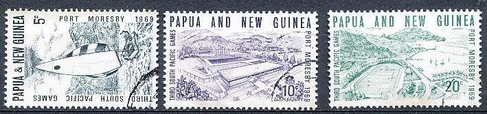 PAPUA NEW GUINEA 1969  -   South Pacific Games, Port Moresb  FULL  SET    -  FINE  USED