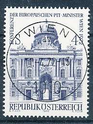AUSTRIA  1972 -   European PTT Ministers -   FINE  USED