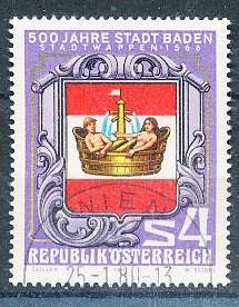 AUSTRIA  1980 -   City of Baden -   FINE  USED
