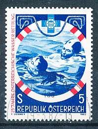 AUSTRIA  1982 -      Life Saving Society    -   FINE  USED