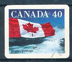CANADA  1991  -  Canadian Flag - Self-Adhesive    -  FINE   USED