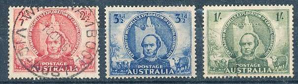 AUSTRALIA  1946 -    Sir Thomas Mitchell  SET   -  FINE USED