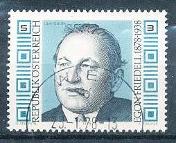 AUSTRIA  1978 -    Birth of Egon Friedell   -   FINE  USED