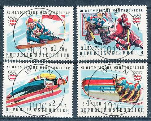 AUSTRIA  1975 -    Winter Olympic Games - Innsbruck    -   FINE  USED