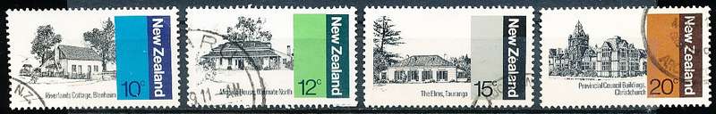 NEW ZEALAND   - 1979  Architecture   SET -   FINE USED