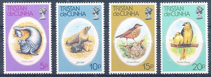 TRISTAN da CUNHA  - 1979   Nature Protection  SET  -    FINE  MINT